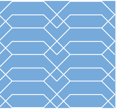 Papel tapiz geométrico líneas azules geométricas - TenVinilo