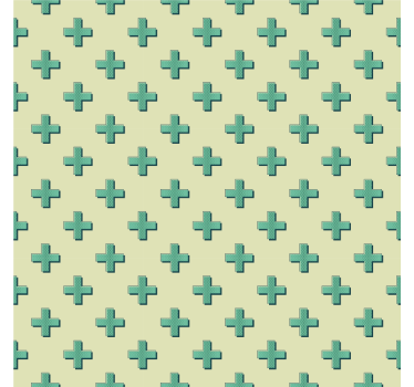 Papel tapiz geométrico formas mint plus - TenVinilo