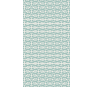 Papel tapiz geométrico estallido estelar verde - TenVinilo