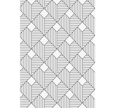 Papel tapiz geométrico estilo gris con patrón - TenVinilo