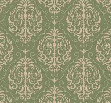Papel decorativo clásico con flores - TenVinilo