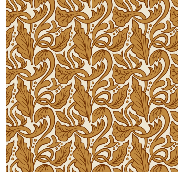 Papel para pared vintage floral oro - TenVinilo