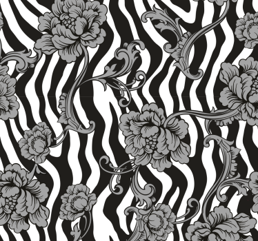 Papel pared rayas verticales piel cebra - TenVinilo