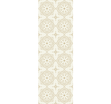 Papel pintado vintage Patrón de mandala crema - TenVinilo