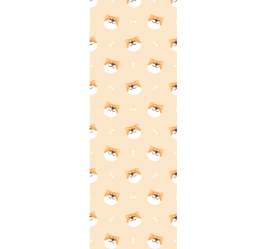 Papel tapiz gatos patrón divertido felino - TenVinilo