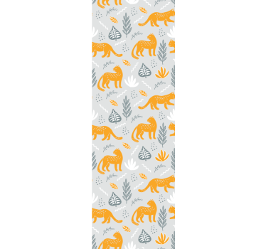 Papel tapiz gatos decoración con motivo felino - TenVinilo