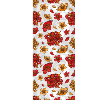 Papel floral Rosas japonesas - TenVinilo