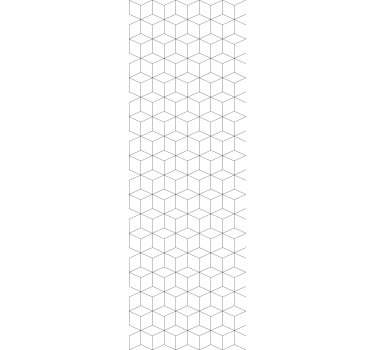 Papel cuadros Patrón de cubos geométricos - TenVinilo