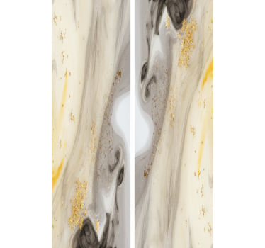 Papel pintado imitación marmol Imitación de mármol gris oro - TenVinilo