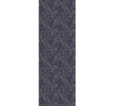 Papel pintado ornamental paisley gris - TenVinilo