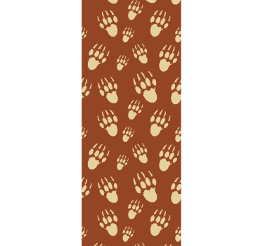 Papel tapiz animales estampados de erizo de color naranja - TenVinilo