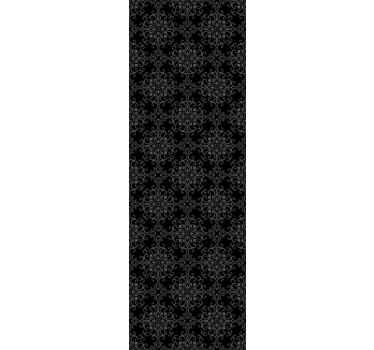 Papel floral Negrura absoluta - TenVinilo