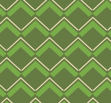 Papel pintado verde patrón de rombos - TenVinilo