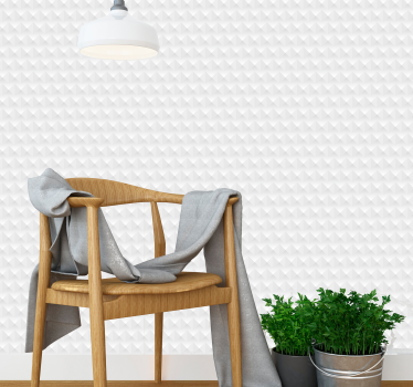 Papel pared 3D hormigón blanco - TenVinilo