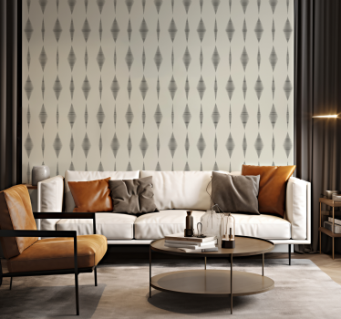 Papel pintado geométrico rabaul ikat - TenVinilo
